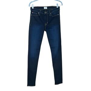 Hudson Women’s Nico Mid-Rise Super Skinny Dark Wash Jeans Size 27 EUC